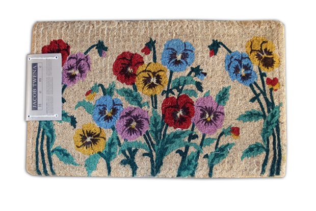 שטיח סף בעובי של 4 ס"מ בפריחה אביבית