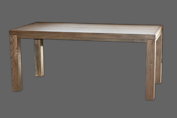 שולחן פינת אוכל אלגנטי, מעץ אלון מלא, בסגנון כפרי. מידות 180*90*80 